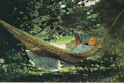 Winslow Homer Sunlight Shadow oil painting artist